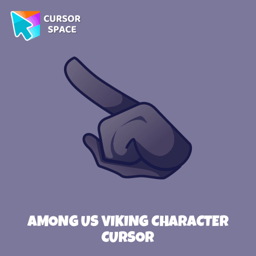 Among Us Viking Character cursor arrow cursor